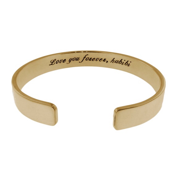 gold cuff mens bracelet