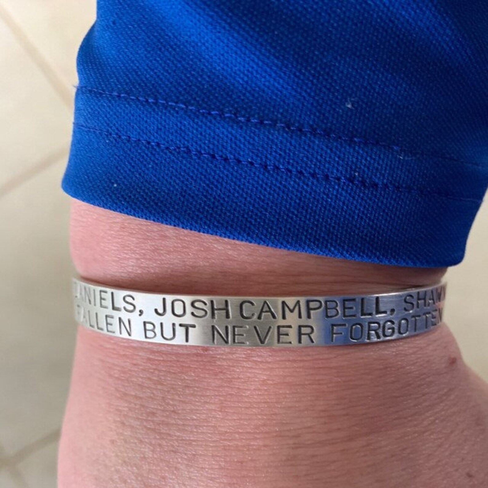 KIA Bracelet Men's Silver Cuff Personalized Bracelet for Etsy