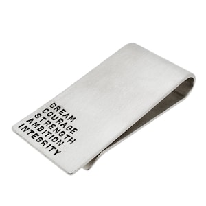 Clip de dinero plateado personalizado, regalo de graduación para él, graduado de Covid 2021, regalo motivacional, graduado universitario, graduado de béisbol de la escuela secundaria