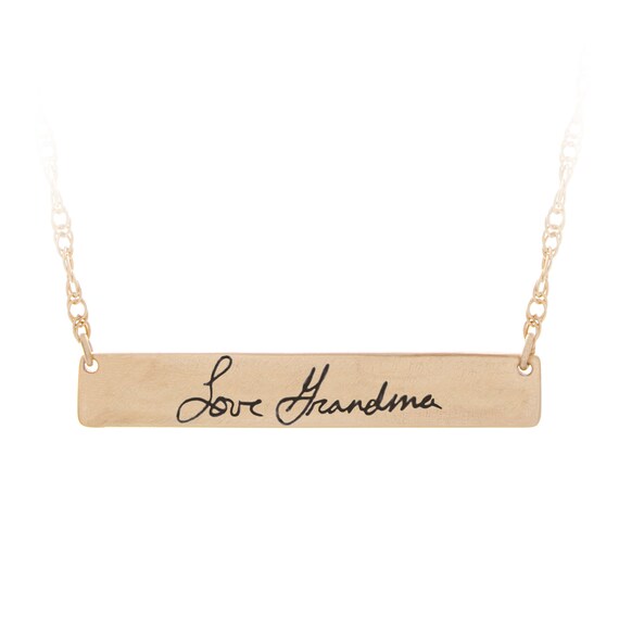 Remembrance Jewelry Grandmas Handwriting Memorial Mimi s