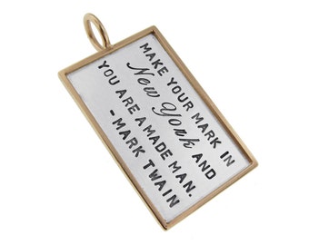 Rectangle Pendant - Personalized Gift for BFF Birthday Names Words Quote