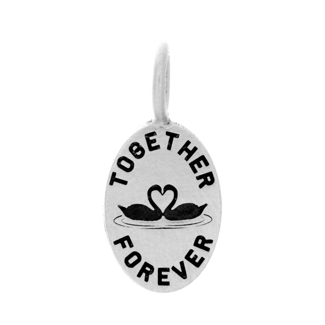 Für immer zusammen küssen Schwan Anhänger Liebe Vögel Etsy.de