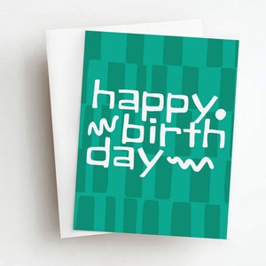 Carte d’anniversaire Bday Squiggles