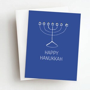 bonne carte de vœux de Hanoukka