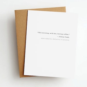 Johnny Cash Quote Liebeskarte