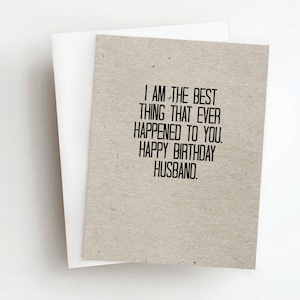 meilleure chose carte d’anniversaire de mari