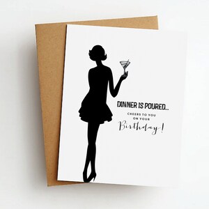 carte d’anniversaire ... le dîner est versé