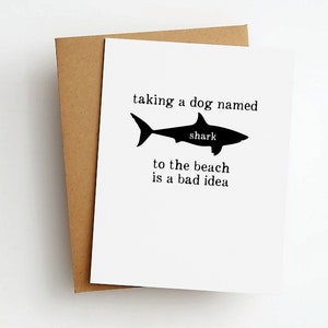 shark humor card