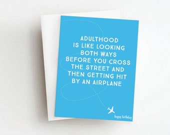 adulthood birthday card