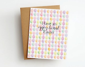 eggceptional easter greeting card