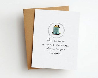 memories are made housewarming card