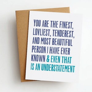 tarjeta de amor por subestimación
