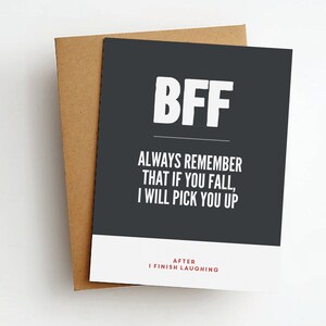 vriendschapskaart "BFF"