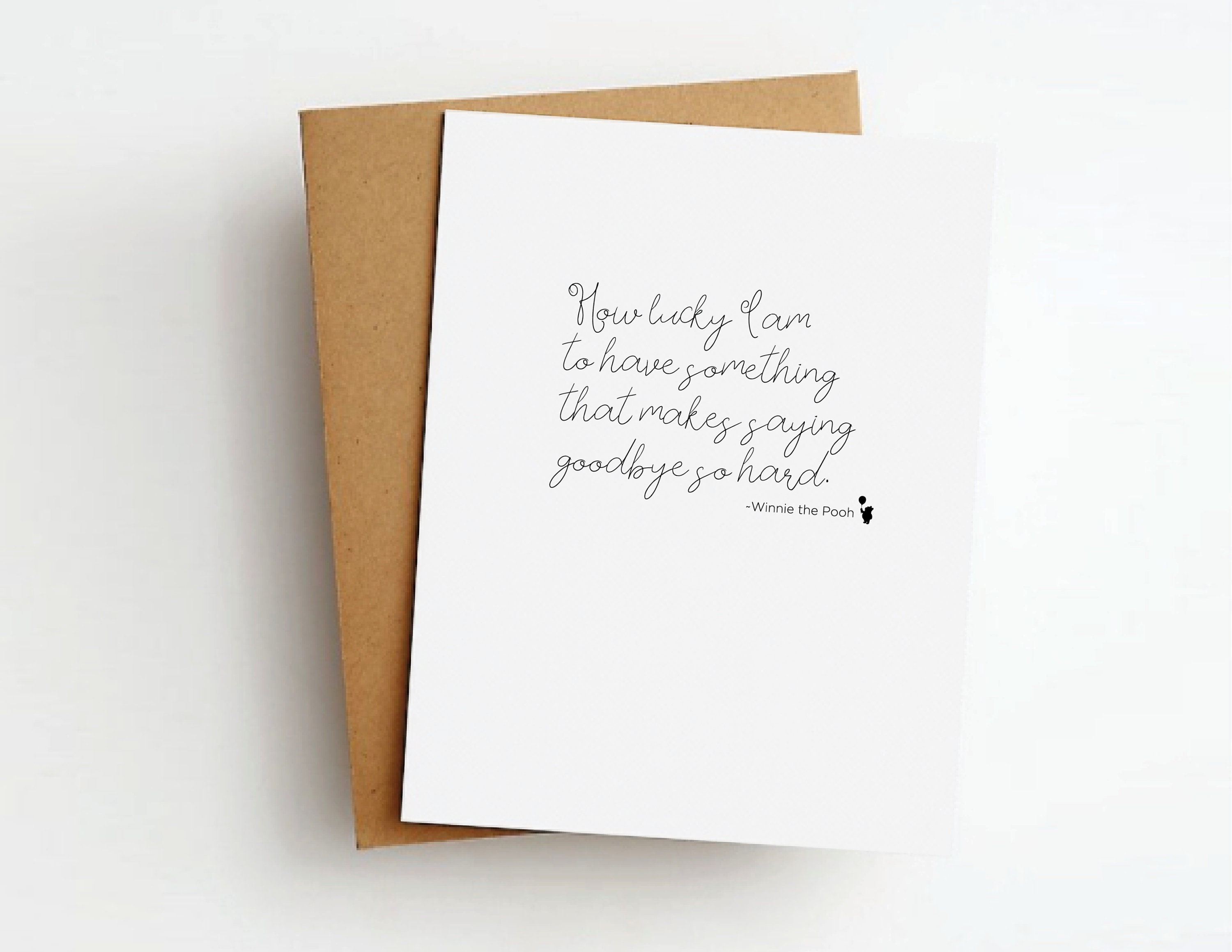 winnie the pooh sympathy card