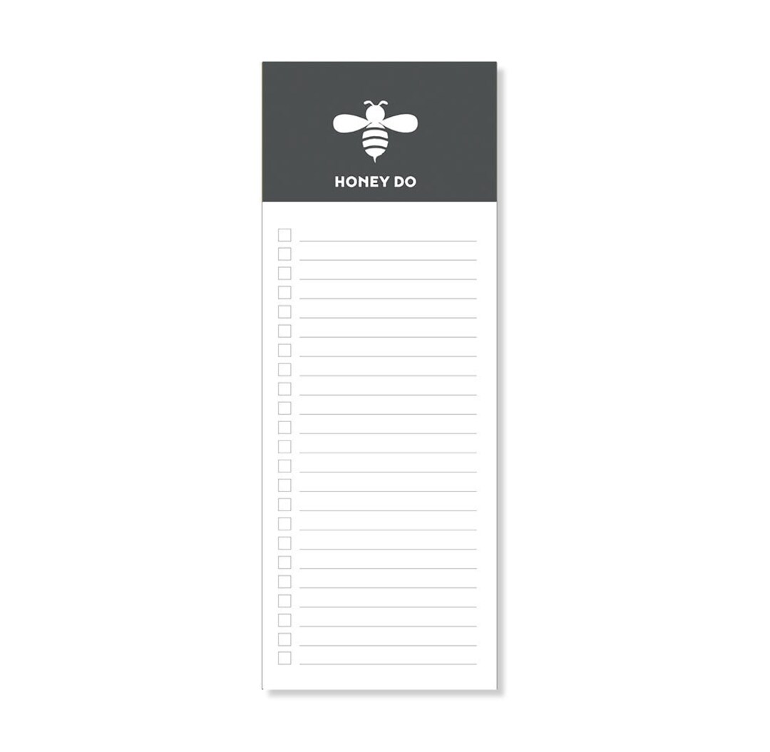 Honey Do ~ 60 Sheets ~ Lines + Checkboxes - Etsy