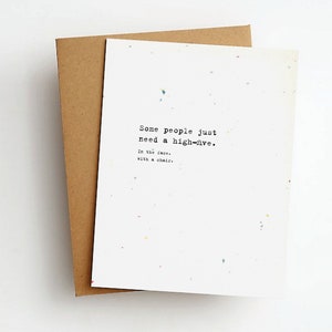 carte de vœux high five