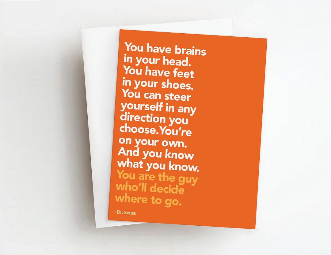 Dr. Seuss Graduation Card - Etsy