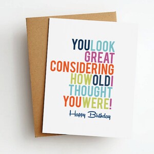 carte d’anniversaire « considérant »