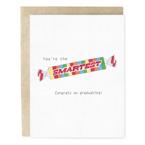 Smarties Hand-Illustrated Graduation Greeting Card