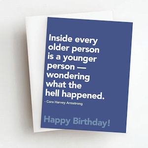 l’enfer est arrivé carte d’anniversaire