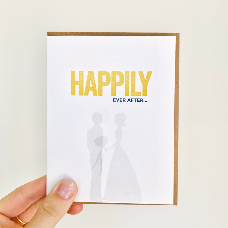 happily ever after wedding card image 3