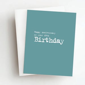 Carte d’anniversaire du 29e anniversaire