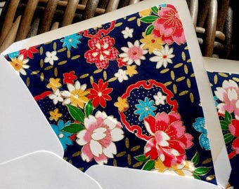 4 Bar Floral Petals lined Envelopes