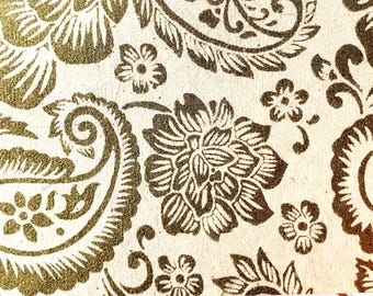 Thank You Cards - Gold Paisleys (Set of 10)