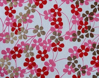 Greeting Cards - Pink and Red Petals (Set of 10)