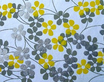 4 Bar Note Cards-  Yellow Petal Blooms - (Set of 10)