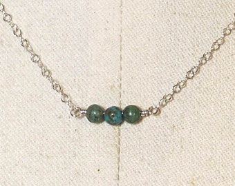 Turquoise Tiny Gemstone Necklace
