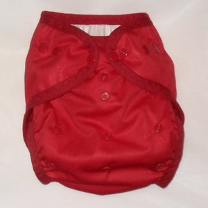 Red PUL Diaper Cover