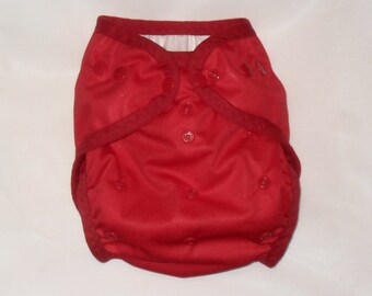 Red PUL Diaper Cover