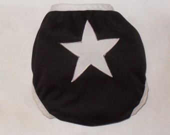 Star butt PUL diaper cover