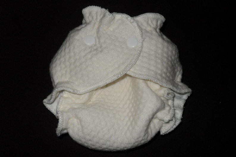 3D Zorb Fitted diaper with snaps image 1