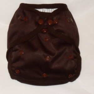 Brown PUL Diaper Cover