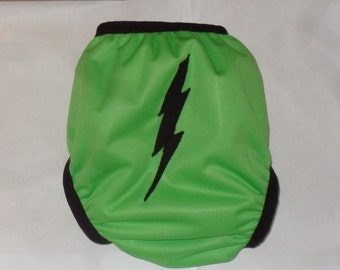 Lightning bolt  PUL diaper cover