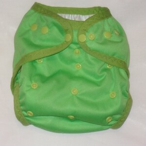 Spring Green PUL Diaper Cover