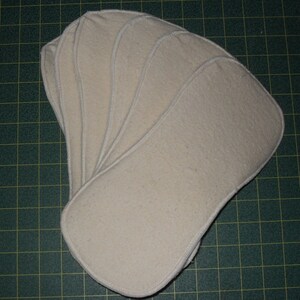 12 contoured inserts Organic Hemp fleece/Zorb