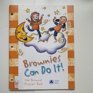 ¡Las Brownies Vintage sí lo logran! Libro del Programa Brownie 2007 GGC Embers Guías Guías de Canadá Keys Actividades Promesa Ley Lema Firma Apretón de manos