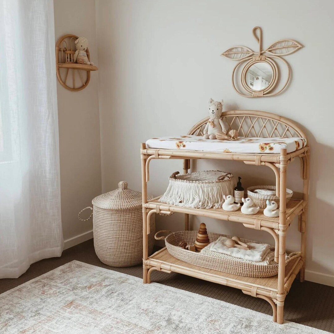 Sweet Nest Rattan Table, Rattan Table, Rattan Change Table, Change — free download