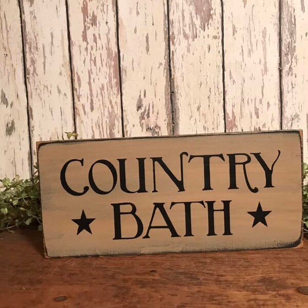 Country Bath Art Etsy