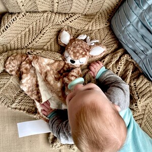 Deer Baby Security Blanket / Custom/Personalized Minky Lovey Bild 7