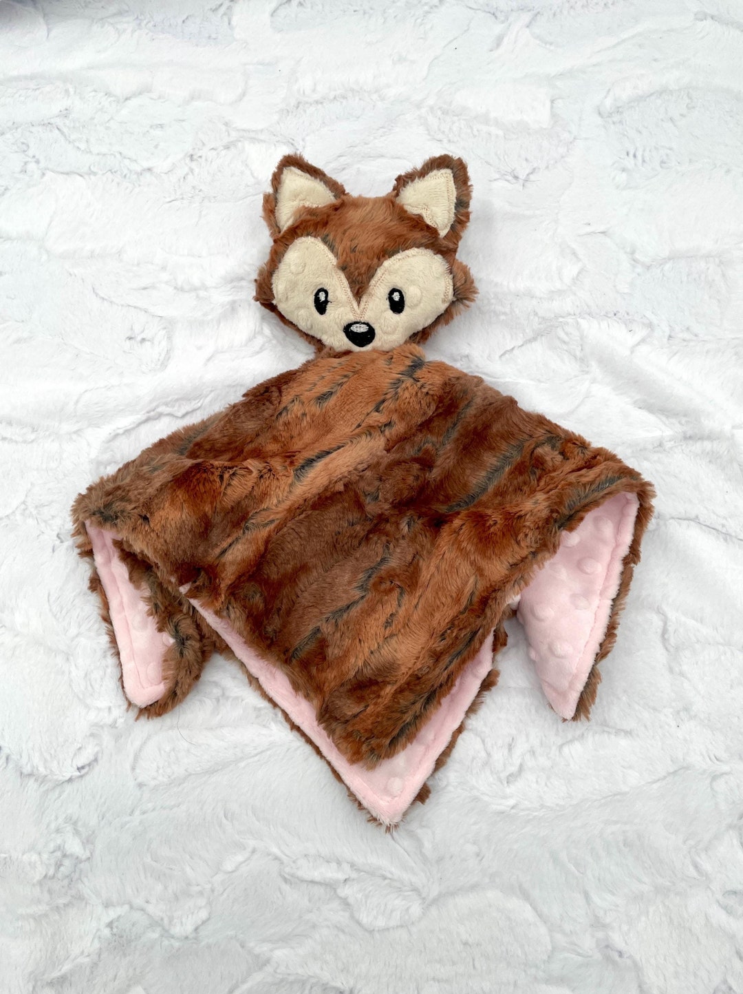 Manhattan Toy Copertina Morbida Fairytale Snuggle Fox: Lovey Per Neonati Con Volpe, 48cm, Multicolore