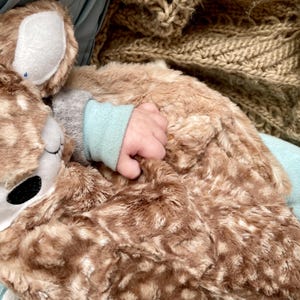 Deer Baby Security Blanket / Custom/Personalized Minky Lovey Bild 8