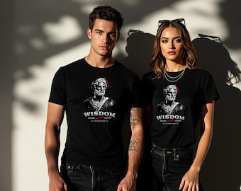 Wisdom Speaks Louder Greece Edition T-Shirt - Unisex Graphic Tee