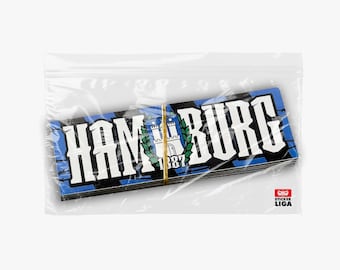 Hamburg Stickers | 25 Stickers West Stand, 1887 | Football Fan Merchandise | PVC | Weatherproof