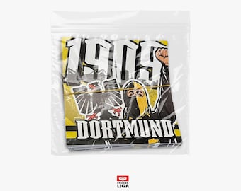 Dortmund Stickers | 25x South Stand Stickers, 1909, Bars | Football Fan Merchandise | PVC | Weatherproof