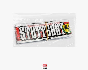Stuttgart Stickers | 25 Stickers Cannstatter Kurve, 1893 | Football Fan Merchandise | PVC | Weatherproof