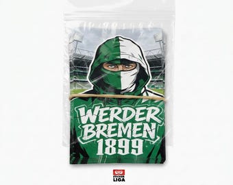 Bremen 1899 Stickers | 25 Stickers | Football Fan Merchandise | PVC | Weatherproof | Ultras | Stickers | Fans